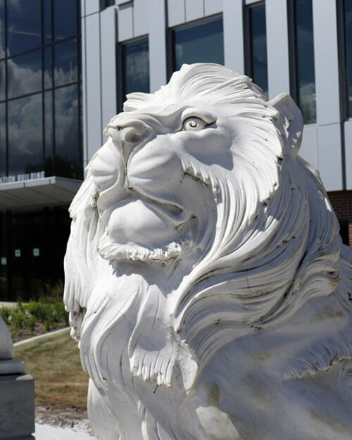 PNW Lion Statue