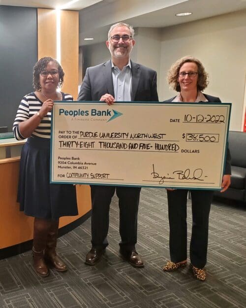 People Bank Award Gift to PNW