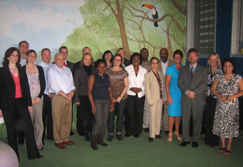 Purdue Northwest Executive MBA students on a study abroad trip to Brazil