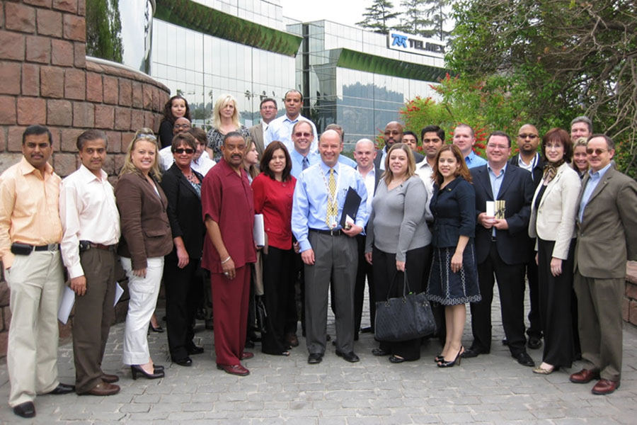 Purdue Northwest Executive MBA students on a study abroad trip to Chile