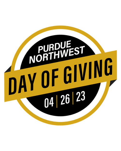 Logo: Purdue Northwest Day of Giving 4/26/23