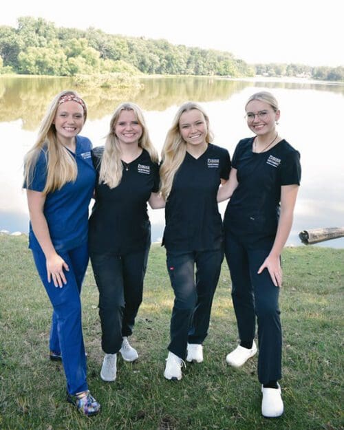 Left to right: Madeline, Karen, Sara and Amanda