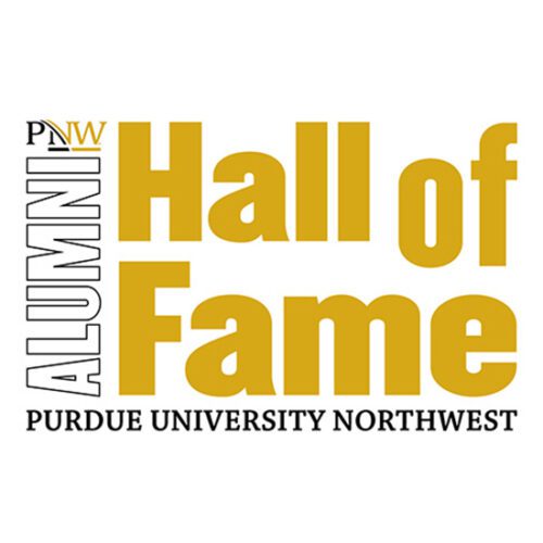Logo: PNW Alumni Hall of Fame Purdue University Northwest