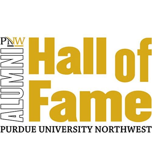 Logo: PNW Alumni Hall of Fame Purdue University Northwest