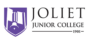 Joliet Junior College Logo. Includes an illustration of a bell tower and the founding year, 1901.