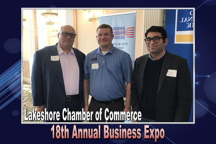 Left to right: Jeffery J. Keith, Kevin Kil and Ashok Vardhan RajaBottom: Lakeshore Chamber of Commerce 18th Annual Business Expo