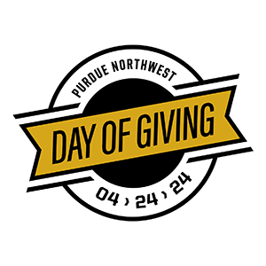 Logo: Purdue Northwest Day of Giving. 04-24-24