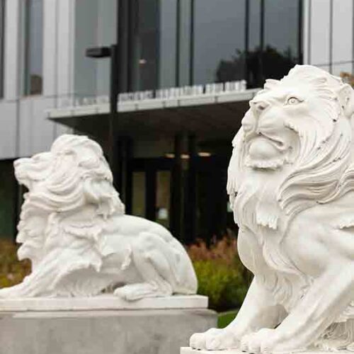 PNW Lion Statues