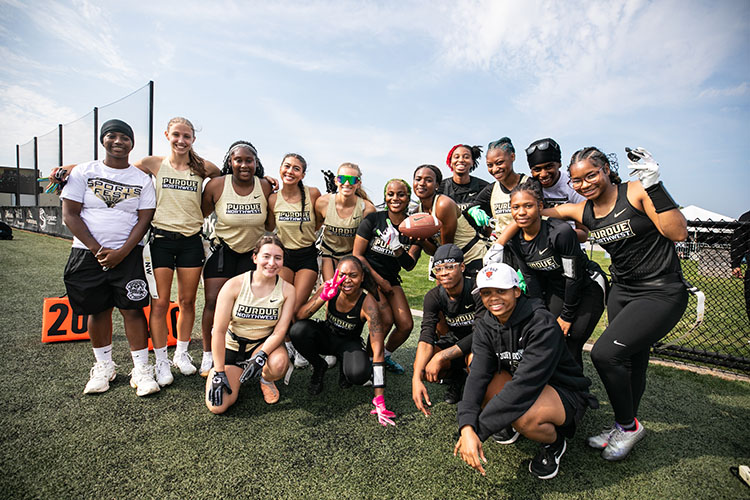 The PNW flag football team