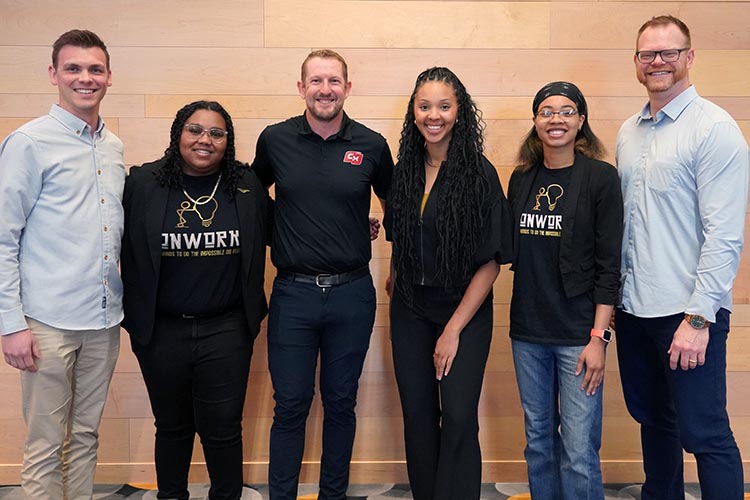 PNW Spark Series speakers pose together for a photo.
