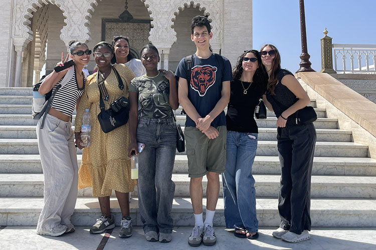 Students study abroad in Morocco